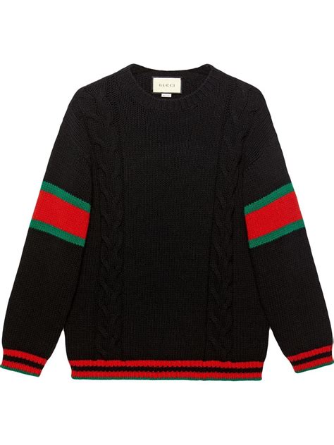 womens gucci jumper|gucci sweater black and red.